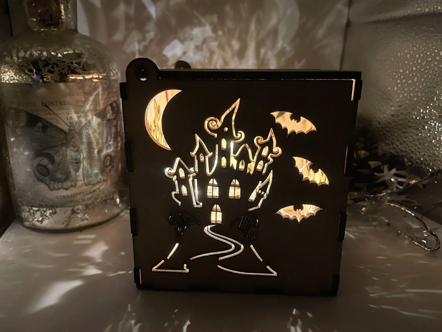 Haunted House MDF Craft Kit Night Light