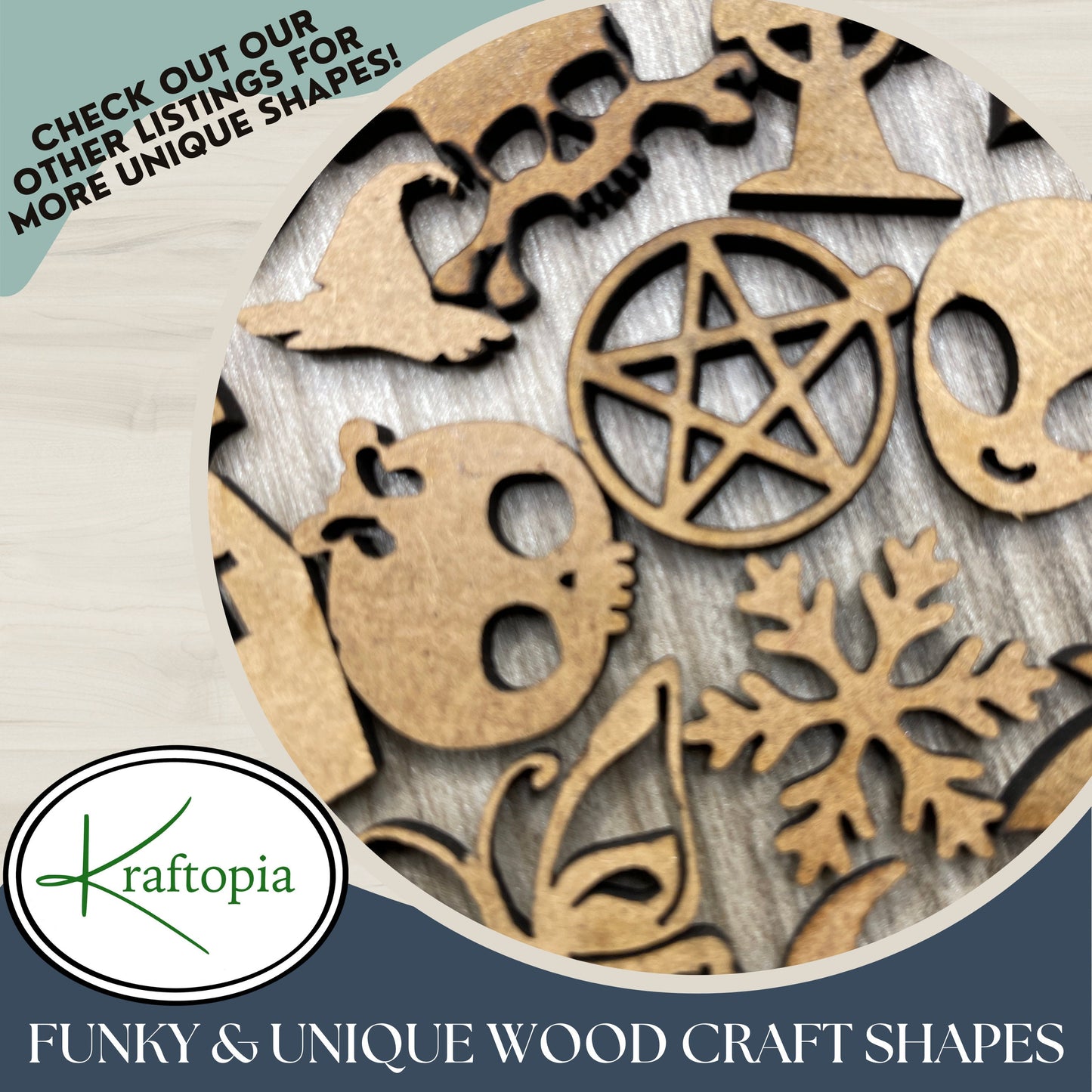 Pentacle MDF Craft Blanks