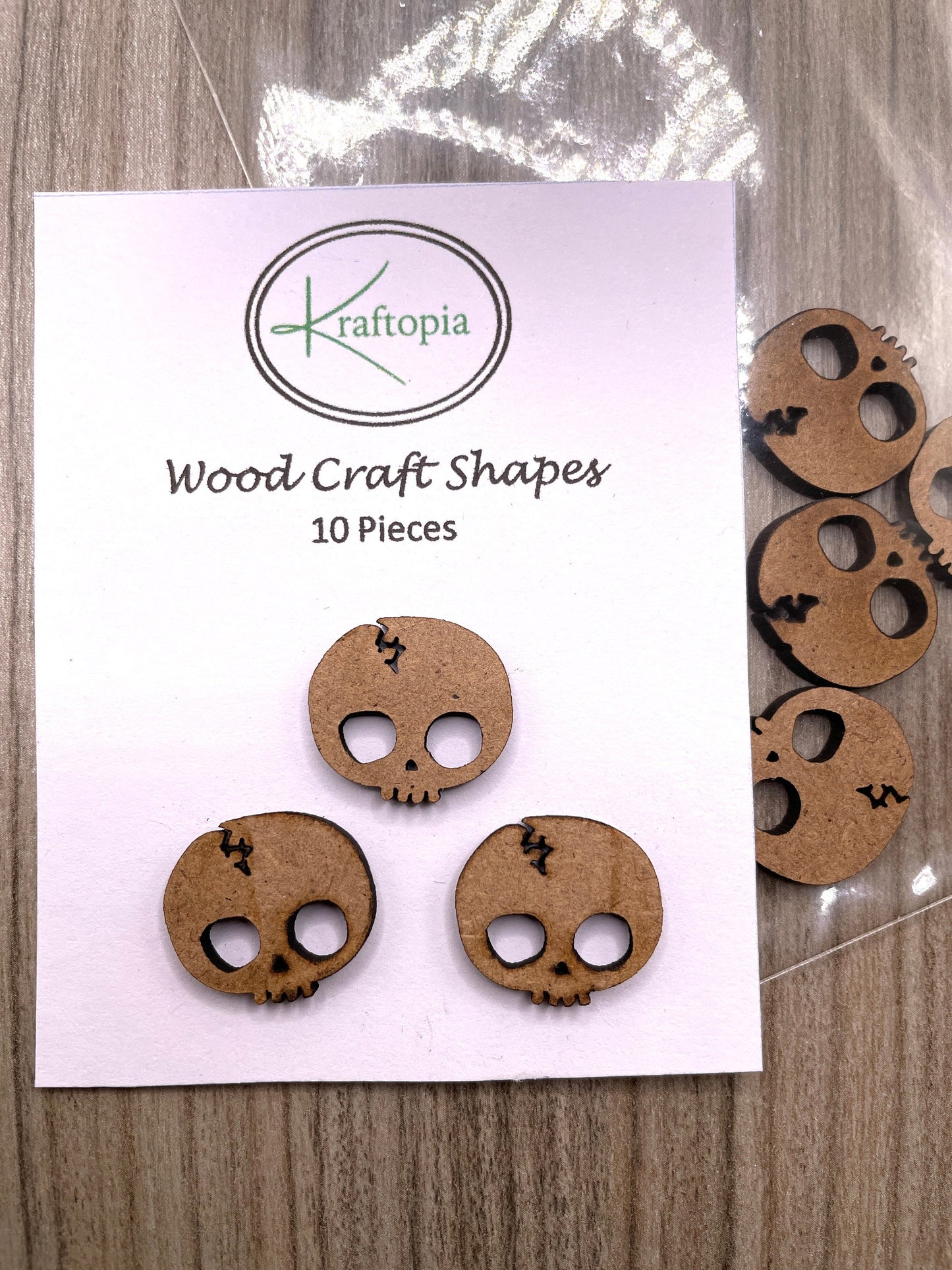 Cute Skull Boys MDF Craft Blanks