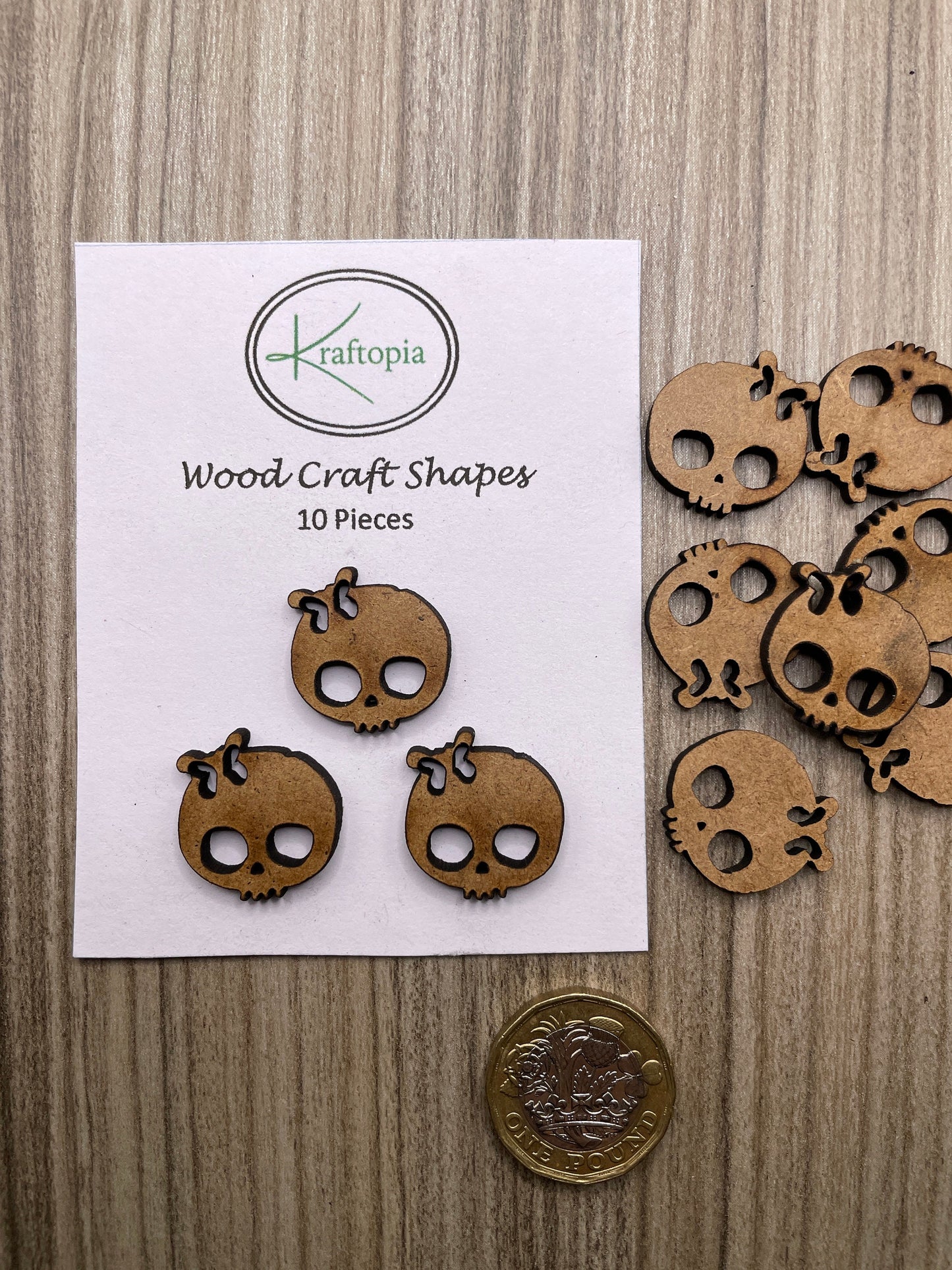 Cute Skull Girls MDF Craft Blanks