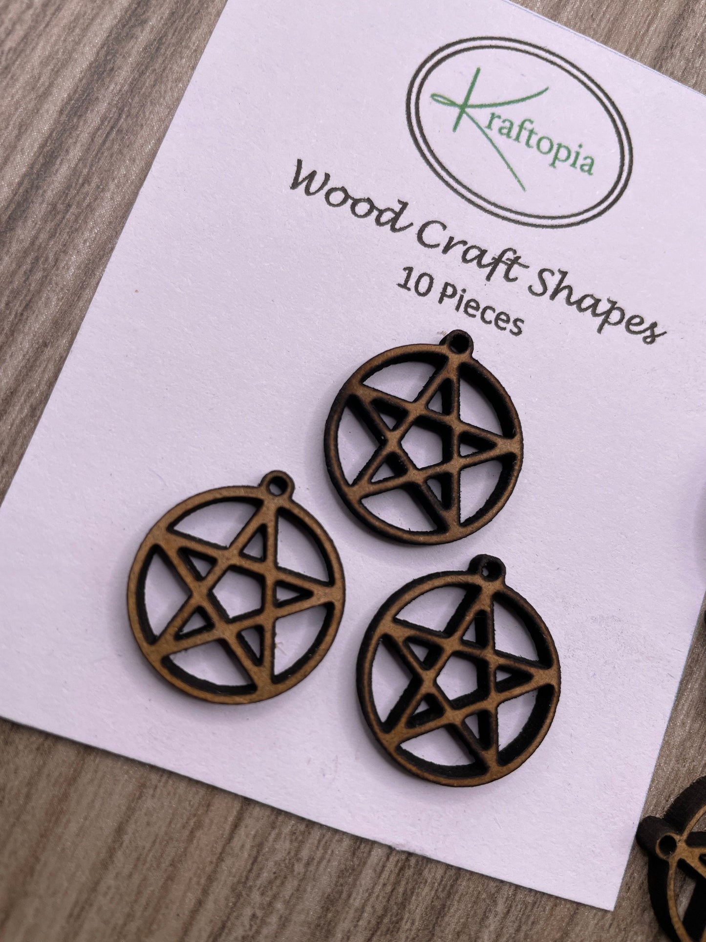 Pentacle MDF Craft Blanks