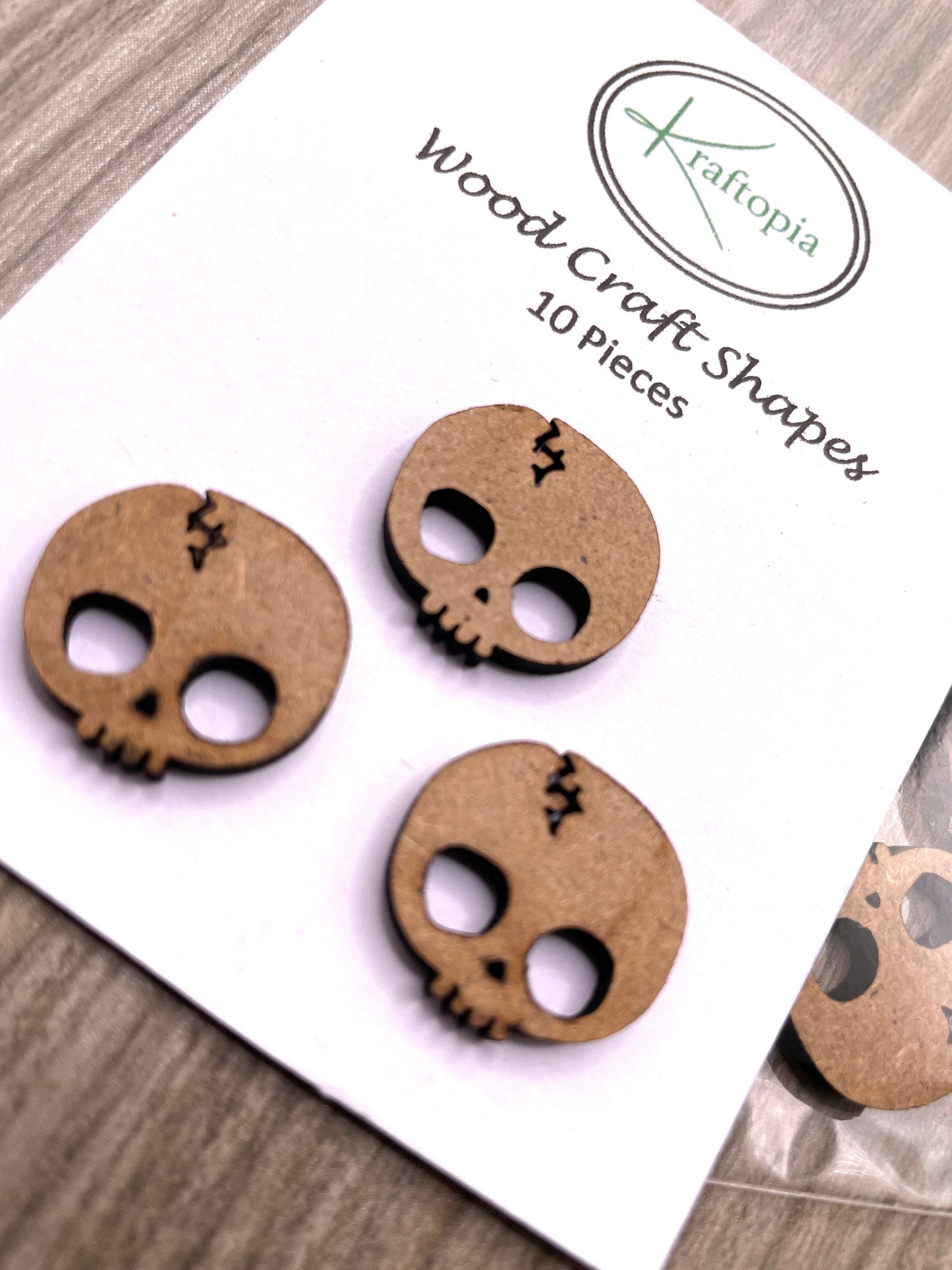 Cute Skull Boys MDF Craft Blanks