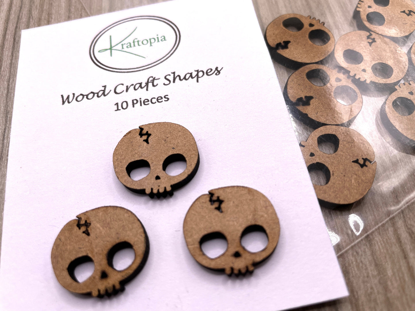 Cute Skull Boys MDF Craft Blanks