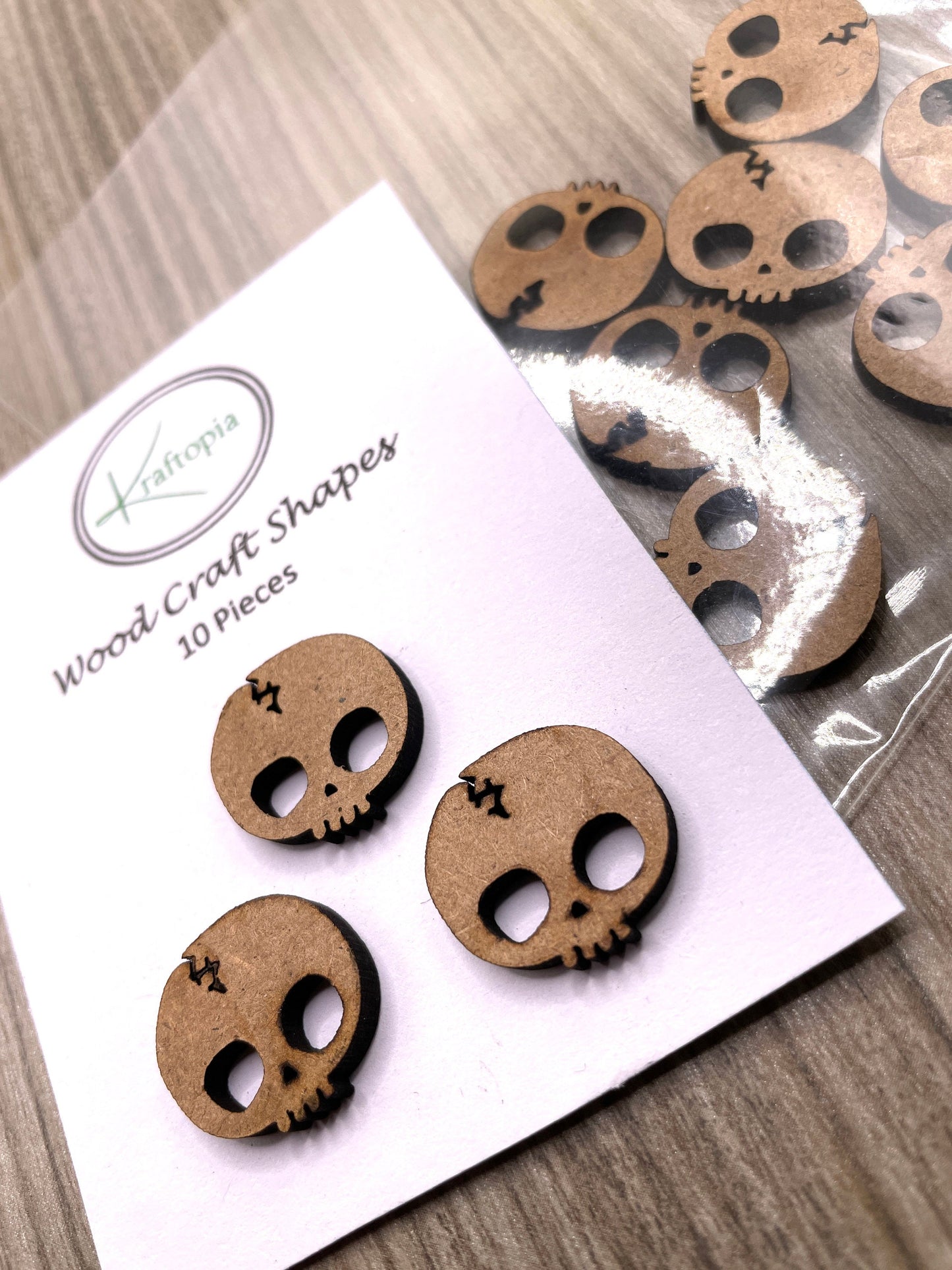 Cute Skull Boys MDF Craft Blanks