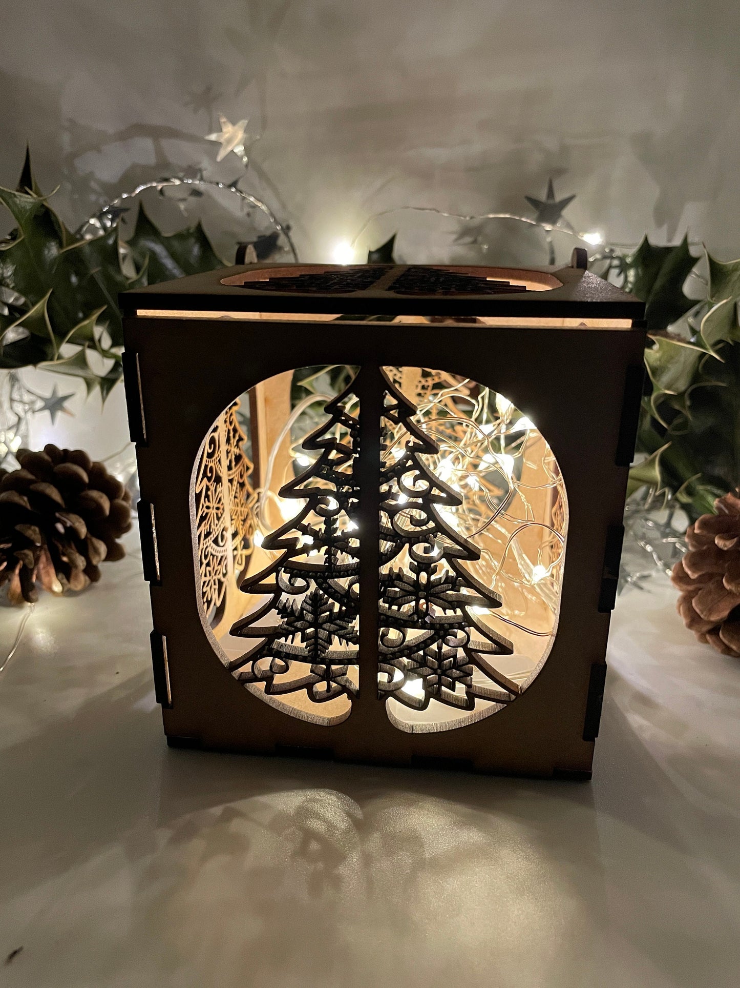 Christmas Tree MDF Craft Kit Night Light