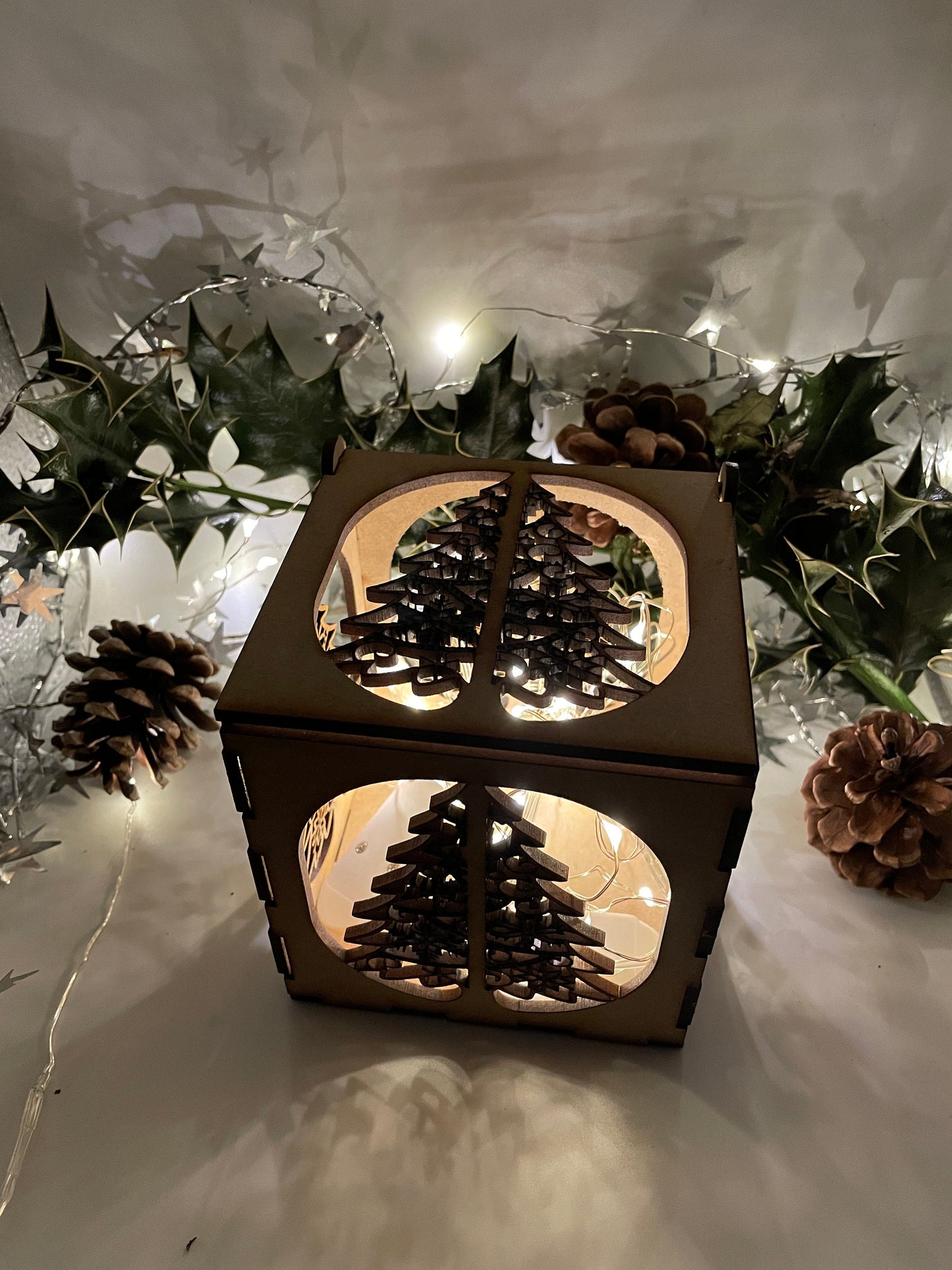 Christmas Tree MDF Craft Kit Night Light