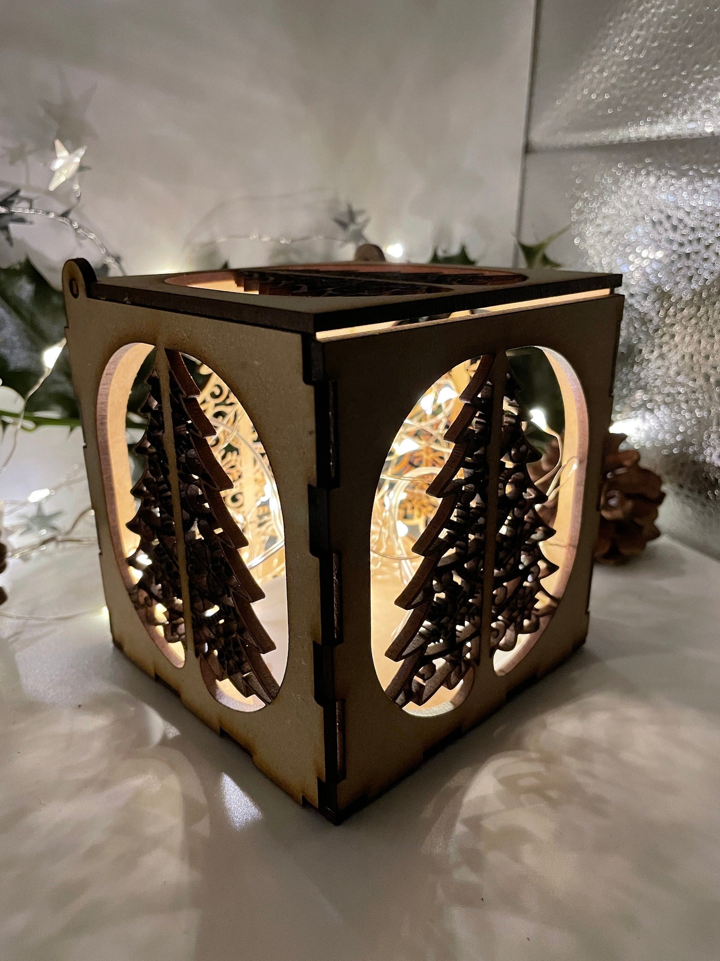 Christmas Tree MDF Craft Kit Night Light