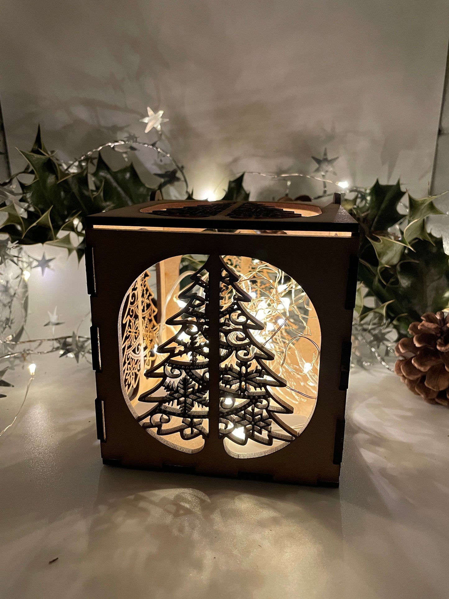 Christmas Tree MDF Craft Kit Night Light