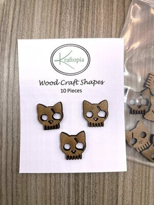 Pirate Kitty MDF Craft Blanks