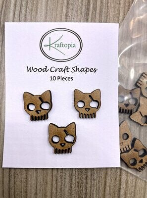 Pirate Kitty MDF Craft Blanks