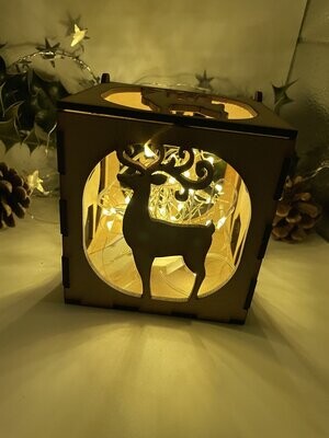 Reindeer / Stag MDF Craft Kit Night Light