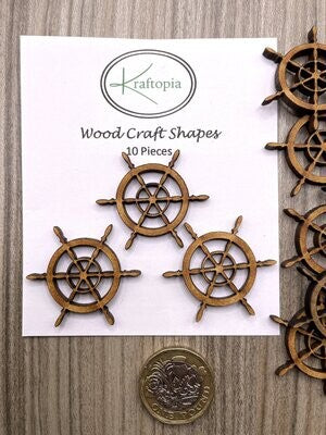 Ship Wheel MDF Craft Blanks