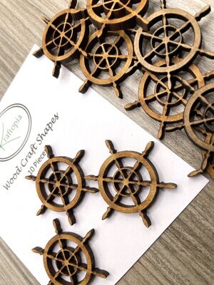 Ship Wheel MDF Craft Blanks